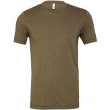 T-SHIRT homme TRIBLEND COL ROND Olive Triblend - XS