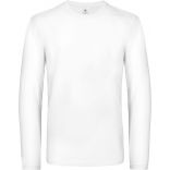 T-shirt homme manches longues #E190 White - S