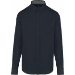 Chemise coton manches longues Nevada homme Navy - XS