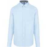 Chemise coton manches longues Nevada homme Sky Blue - XS