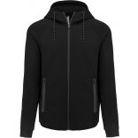 Veste capuche homme Black - XS