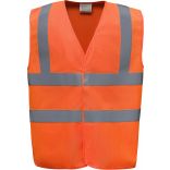 GILET HAUTE VISIBILITÉ, LSF (CHALEUR ET FLAMME) & ANTISTATIQUE Hi Vis Orange - S