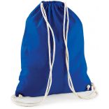 Gymsac en coton W110 - Bright Royal Blue - 37 x 46 cm