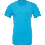 T-shirt homme triblend col rond BE3413 - Aqua Triblend