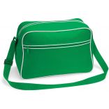 Sac bandoulière Rétro  BG14 - Pure Green / White