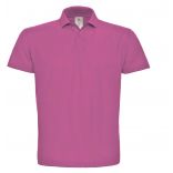 Polo homme manches courtes ID.001 PUI10 - Fuchsia