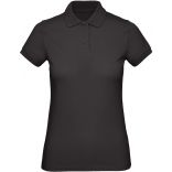 Polo femme bio Inspire PW440 - Black