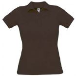 Polo femme manches courtes Safran Pure PW455 - Brown