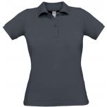 Polo femme manches courtes Safran Pure PW455 - Dark Grey