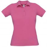 Polo femme manches courtes Safran Pure PW455 - Fuchsia