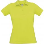 Polo femme manches courtes Safran Pure PW455 - Pixel Lime