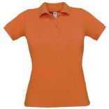 Polo femme manches courtes Safran Pure PW455 - Pumpkin Orange