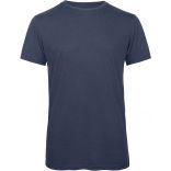 T-shirt homme triblend col rond TM055 - Heather Navy