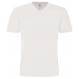 T-shirt homme col V Mick Classic TM060 - White