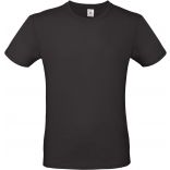 T-shirt homme #E150 TU01T - Black de face