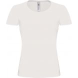 T-shirt femme col bateau Exact 190 TW041 - White