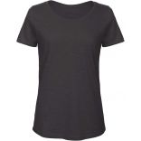 T-shirt femme col rond Inspire Slub B&C TW047 - Chic Black