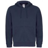 Sweat-shirt homme à capuche zippé WM647 - Navy