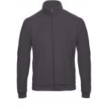 Veste molleton zippée unisexe ID.206 WUI26 - Anthracite