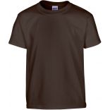 T-shirt enfant manches courtes heavy 5000B - Dark Chocolate