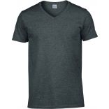 T-shirt homme col V Softstyle GI64V00 - Dark Heather