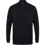 Cardigan Col Bomber H718 - Navy