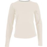 T-shirt femme manches longues col rond K383 - Light Sand