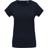 T-shirt femme coton bio col rond K391 - French Navy Heather