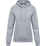 Sweat-shirt femme à capuche K473 - Oxford Grey