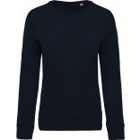 Sweat-shirt femme bio col rond manches raglan K481 - Navy 