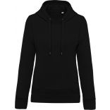 Sweat-shirt femme bio à capuche K483 - Black