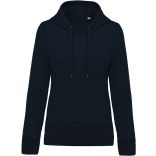 Sweat-shirt femme bio à capuche K483 - Navy