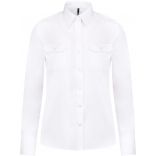 Chemise manches longues femme pilote K506 - White