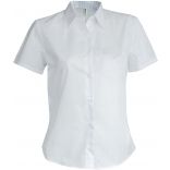 Chemise manches courtes femme Oxford K536 - White