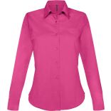 Chemise manches longues femme Jessica K549 - Fuchsia