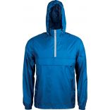 Coupe vent 1/4 zip K602 - Light Royal Blue / White