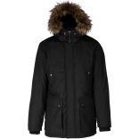 Parka grand froid K621 - Black de face