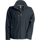 Blouson manches amovibles Score K639 - Dark Grey / Orange