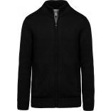 Cardigan doublé polaire K959 - Black