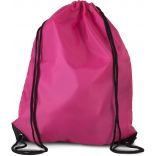 Sac à dos avec cordelettes KI0104 - Magenta - 44 x 34 cm