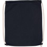 Sac à dos en coton bio avec cordelettes KI0139 - Black