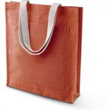 Sac shopping en toile de jute KI0221 - Saffron - 38 x 42 x 10 cm