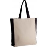 Sac cabas bicolore KI0275 - Natural / Black