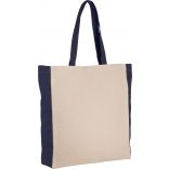 Sac cabas bicolore KI0275 - Natural / Navy