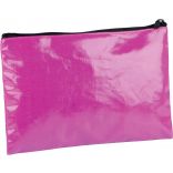 Pochette / étui en coton enduit personnalisable KI0714 - Fuchsia