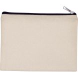 Pochette en coton canvas personnalisable KI0721 - Natural / Black