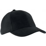 Casquette 6 panneaux Orlando KP011 - Black