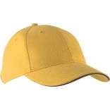 Casquette 6 panneaux Orlando KP011 - Yellow / Slate Grey