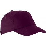 Casquette 7 panneaux Bahia - Wine