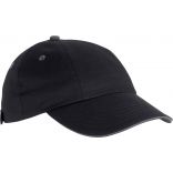 Casquette 6 panneaux Top - Black / Dark Grey